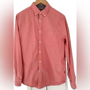 Nautica Men's Pink Button-Down Shirt